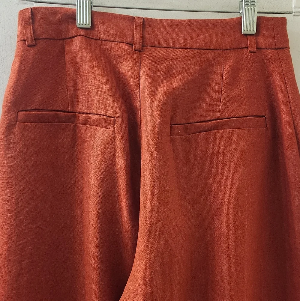 Reformation Women's Pants, Size‎ 0, 100 % Linen.